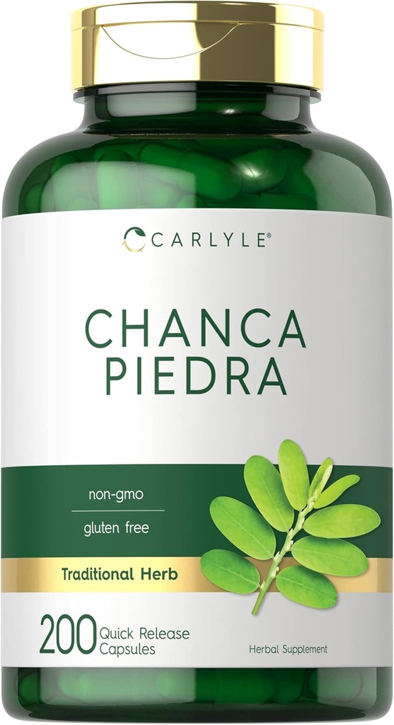 Carlyle Chanca Piedra | 200 Capsules | Non-GMO and Gluten Free Traditional Herb Formula