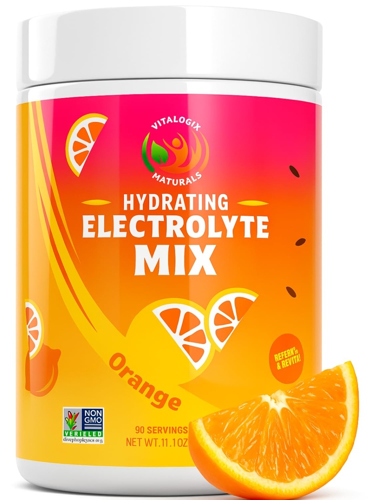 Ηλεκτρολυτική σκόνη – Μηδέν ζάχαρη Orange Hydration Mix 