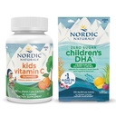 Σκανδιναβική Naturals Starter Pack - Παιδικό DHA Veg Gummy Chews and Kids Βιταμίνη C Gummies