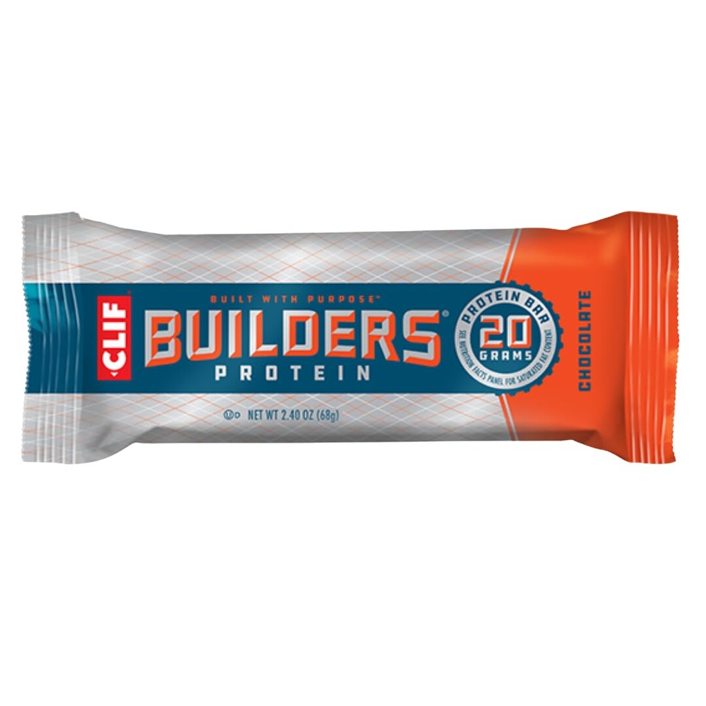 Clif Bar Builder's Bar Σοκολάτα - 2.4 oz (12) (1 υπόθεση)