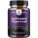 Natures Craft Ενεργοποιημένα Χάπια Καρύδας Detox & Cleanse - Καθαρίζοντας Κάψουλες Καρύδας με 1200 mg ανά υπηρεσία για Bloating Relief - Active Detox Supplement for Body & Gut Health -180 Count
