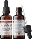 Burdock Tincture, Organic Burdock Extract Dried Root (Arctium Lappa) Burdock Drops, Non-GMO in Cold-Pressed Organic Vegetable Glycerin 2 oz, 670 mg