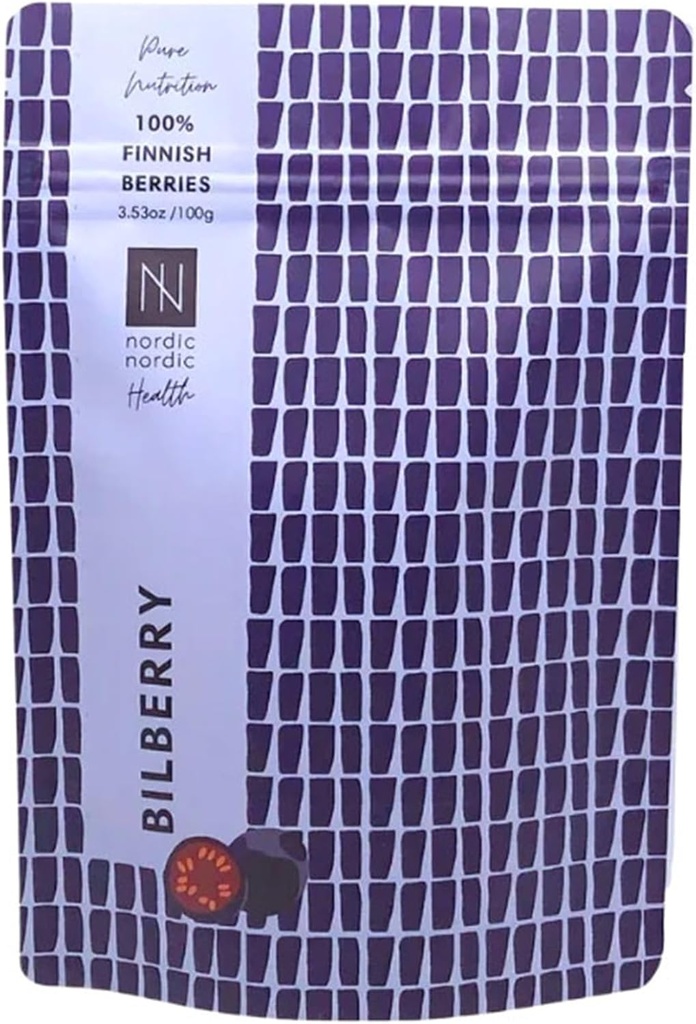 Bilberry σκόνη, ισχυρό αντιοξειδωτικό Superfood (100 γραμμάρια)