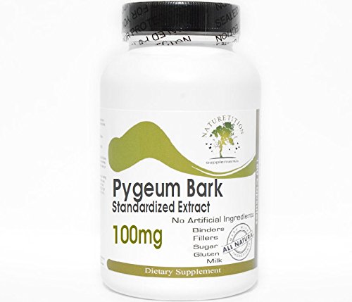 Pygeum Bark Standardized Extract 100mg 12% Φυτοστερόλες ~ 100 Κάψουλες - Δεν Πρόσθετα ~ Συμπληρώματα Naturatition