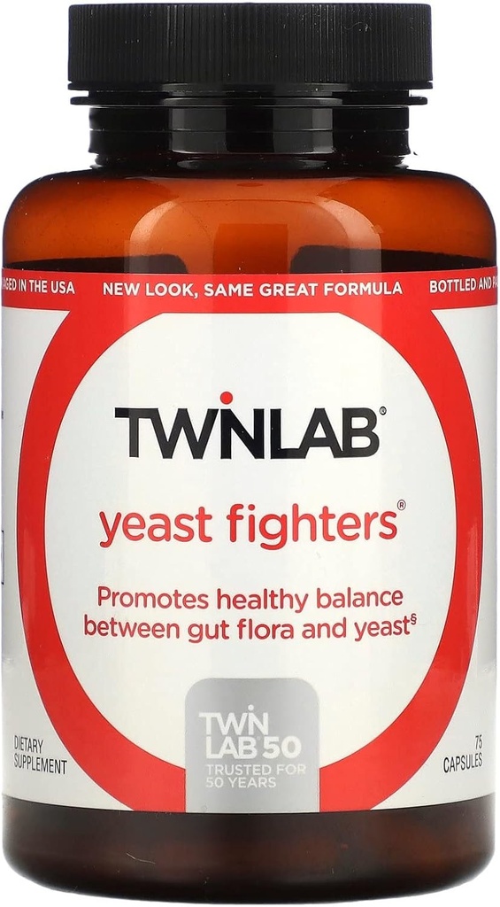Twinlab Yeast Fighters - 75 Capsules