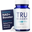 TRU NIAGEN Patented NAD Supplement for Brain Function, Anti Aging & Cell Regeneration, 300mg Niagen, 30 Servings | Supports Cellular Energy, Muscle | Nicotinamide Riboside (NR) Take 1 Daily | 1 Bottle