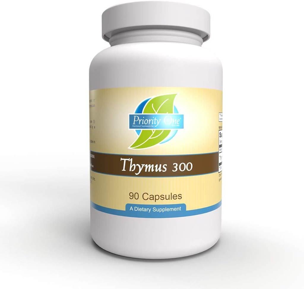 Προτεραιότητα Μία Βιταμίνη Thymus 300mg 90 Κάψουλες - Glandular- ανοσοποιητικό σύστημα Υποστήριξη *