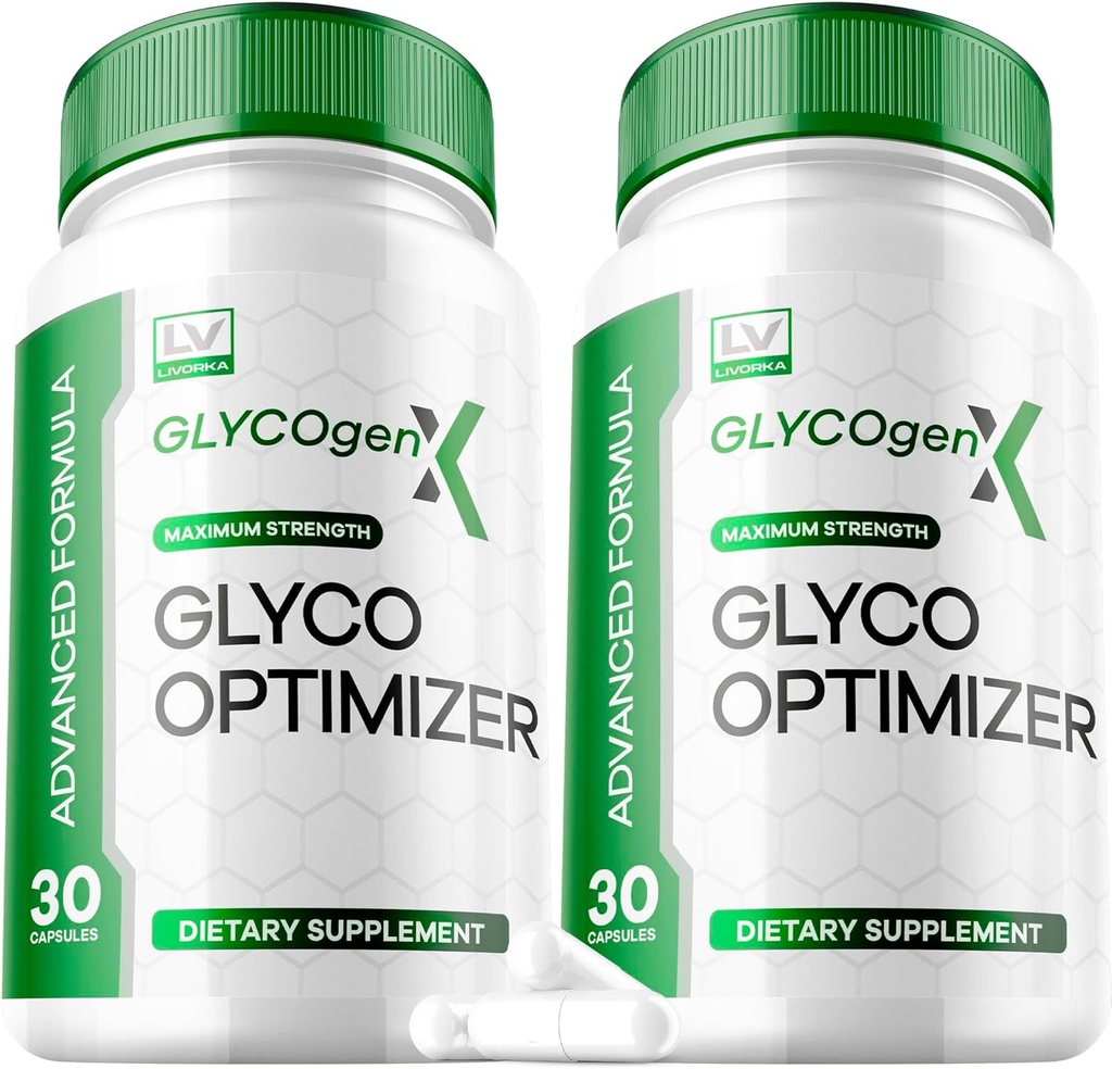 LIVORKA 2 πακέτο - Glycogen X Glyco Optimazer, Glyco X Optimizer Glycogen, GlycogenX, Glycogen Support, GlycogenX υποστήριξη, Glycogen X, GlycogenX Glyco Optimizer, Glycogen Optimizer 600MG, 60 κάψουλες
