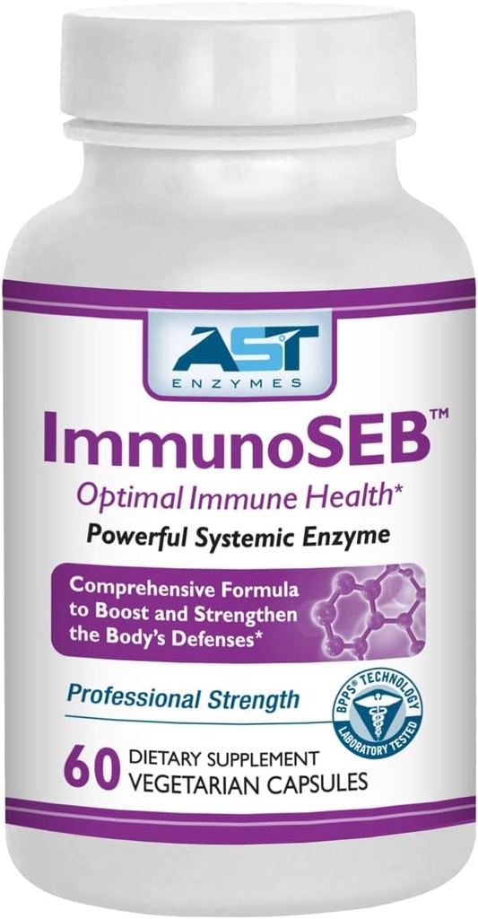 ImmunoSEB 60 Κάψουλες χορτοφάγων - Ανοσοποιητική Υγεία – Συστηματικά ένζυμα