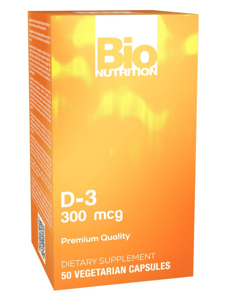 Βιοδιατροφή D3 12000 Iu Vegi-Caps, 50 Count