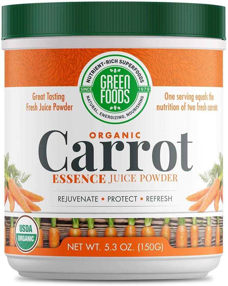 Πράσινα τρόφιμα - Carrot Essence, σκόνη 5,3 oz