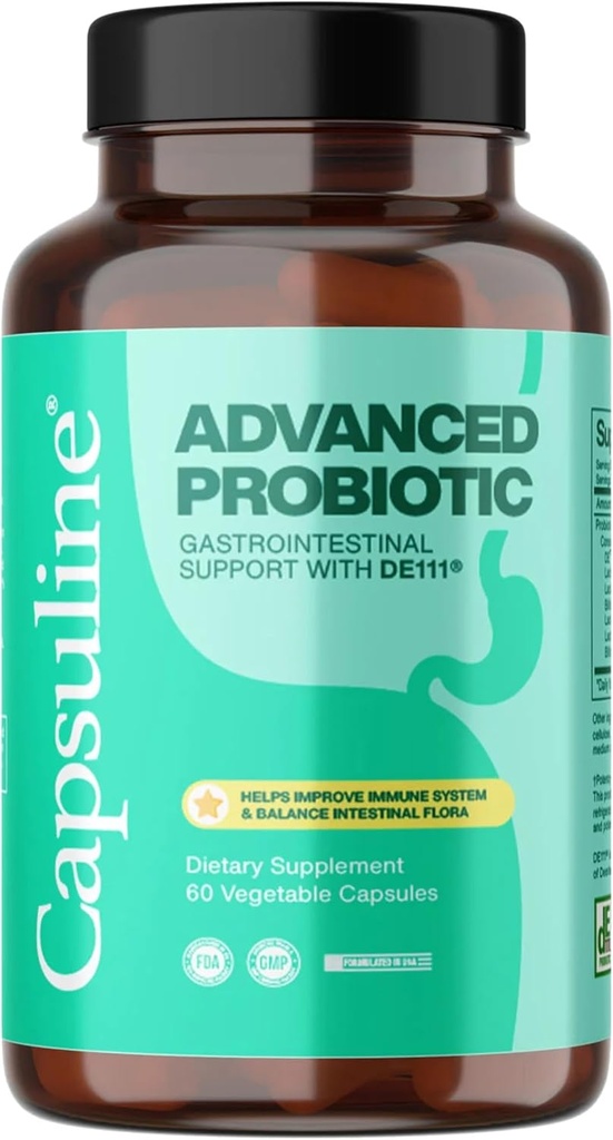 Capsuline Advanced Probiotic DE111 Strain Bacillus Subtilis Spore Based, 11.5 Δισεκατομμύρια CFU