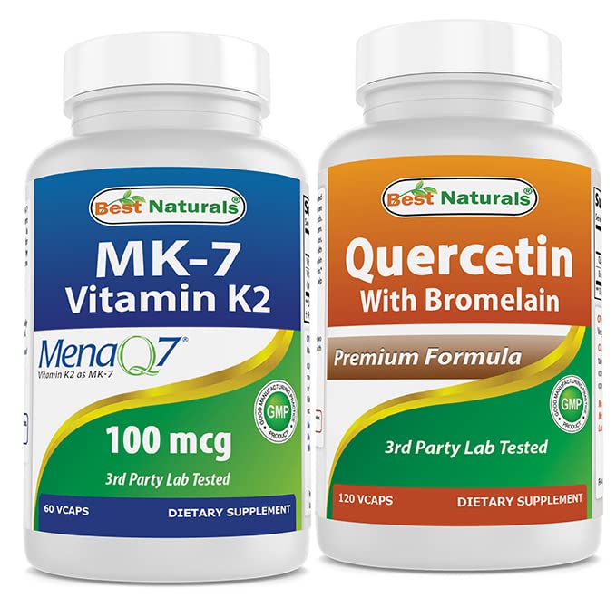 Best Naturals MK-7 100 mcg & Quercetin με Bromelain