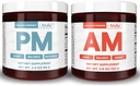 AMPM Διατροφή: Ενεργοποιημένο Πρωινό (AM) + Ειρηνικά Μεσάνυχτα (PM) Καύσιμα Η Ημέρα σας με Διαρκή Ενέργεια και Απολαύστε Ξεκούραστες Νύχτες – Ένα ολοκληρωμένο πρόγραμμα για την Ενέργεια, την Τάση, την Υποστήριξη του Ύπνου, και την Υγεία των Όπλων