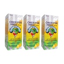3 CHERIFER Forte Syrup w/Taurine & Διπλός παράγοντας ανάπτυξης Chlorella + ψευδάργυρος 120ml