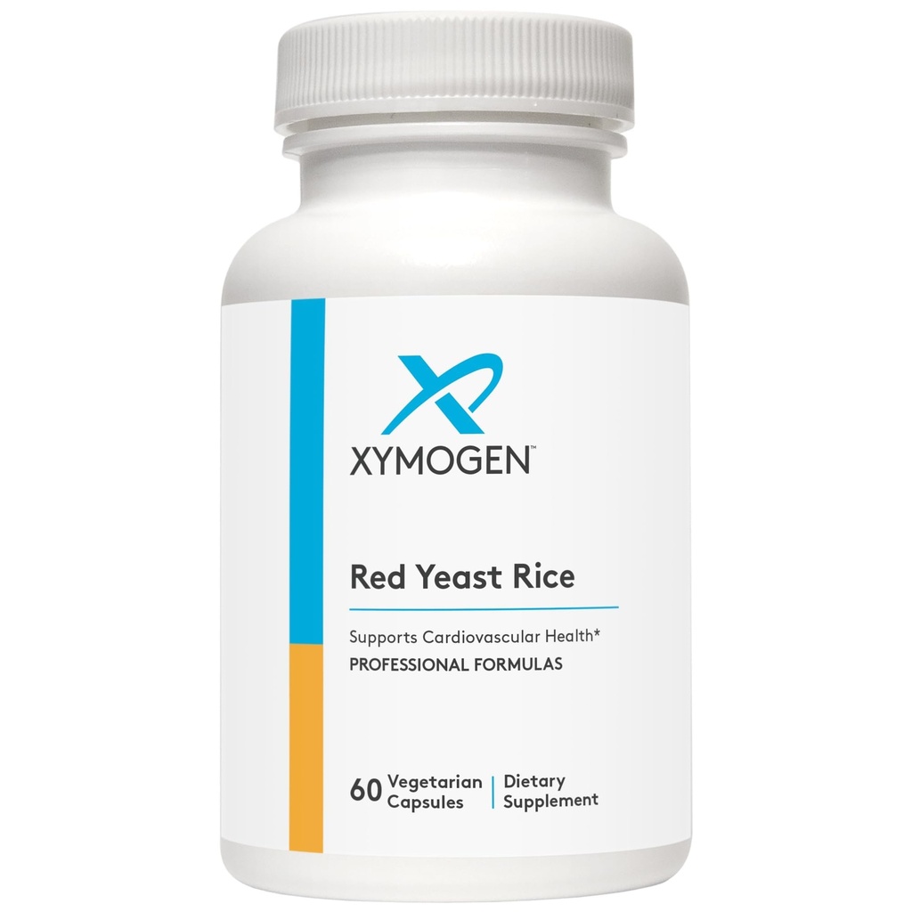 XYMOGEN Red Yeast Rice - μη ΓΤΟ Red Yeast Rice συμπλήρωμα για να βοηθήσει να διατηρηθεί ήδη υγιές λιπίδιο αίματος + επίπεδα χοληστερόλης - Καρδιαγγειακή υποστήριξη - Ελεγχόμενη κιτρινίνη-ελεύθερο (60 κάψουλες)