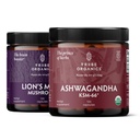 TRIBE ORGANICS NOOTROPIC Duo - KSM66 Ashwagandha + Mane Organic Lion's - Πέρα από την εστίαση, την ευαισθητοποίηση του μυαλού και την υγεία του μυαλού
