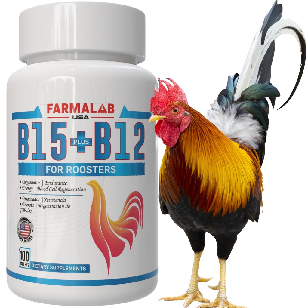 Farmalab B12 B15 για Roosters B15 B12 για Gallos 100 δισκία