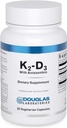 Douglas Laboratories K2-D3 with Astaxanthin - Antioxidant Support for Bones, Immune Function & Vascular Health* - With Menaquinone-7 & D Vitamin - 30 Vegetarian Capsules