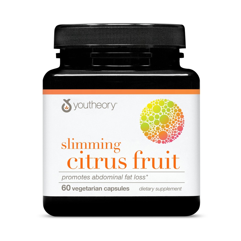Youtheory Slimming Εσπεριδοειδή - Vegan Health Supplement with Chromium - Υποστηρίζει τη συνολική ευεξία* - Γαλακτοκομικά, χωρίς σόγια και γλουτένη - 60 κάψουλες χορτοφάγων