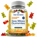 TrueSeaMoss Ιρλανδική Θάλασσα Moss Gummies με Burdock Root & Bladderwrack – Vegan Formula for Adults & Kids – Μη-GMO, Ζελατίνη-ελεύθερο, Fruit Flavor – Made in USA – 60 Gummies