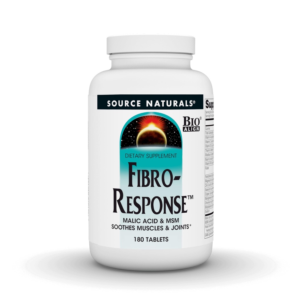 Source Naturals Fibro- Response Bio- Aligned Malic Acid & MSM, 180 δισκία