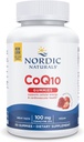 Nordic Naturals CoQ10 Gummies, Strawberry - 60 Gummies - 100 mg Coenzyme Q10 (CoQ10) - Great Taste - Heart Health, Cellular Energy Production, Antioxidant Support - Non-GMO, Vegan - 60 Servings