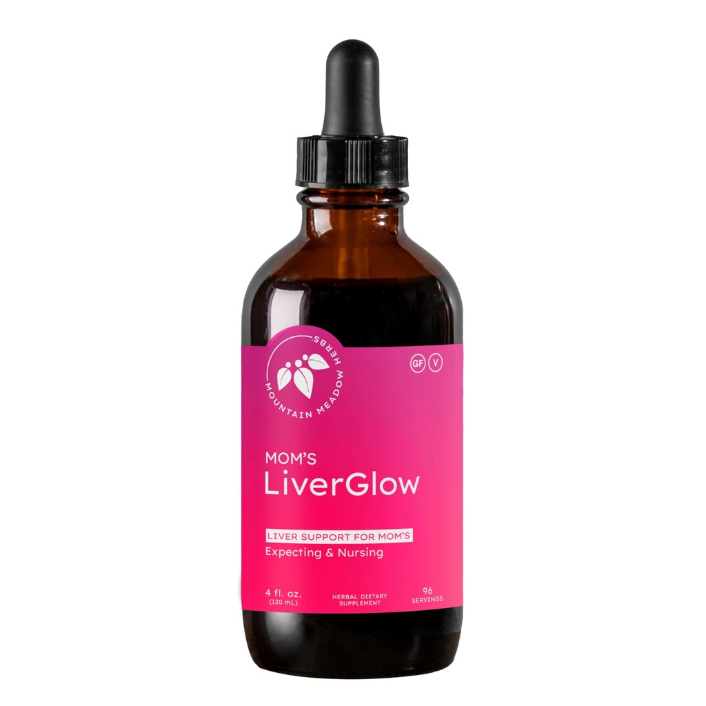 Mountain Meadow Herbs Liver Glow της μαμάς, Advanced Detoxifier και Regenerator για την υποστήριξη της υγείας και της λειτουργίας του ήπατος - 4 oz - για ένα ευτυχισμένο συκώτι