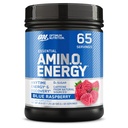 Optimum Διατροφή Amino Ενέργεια - Προ προπόνηση με πράσινο τσάι, BCAA, Αμινοξέα, Κετό Φιλικό, Πράσινο εκχύλισμα καφέ, σκόνη ενέργειας - Μπλε Βατόμουρο, 65 σέρβις (Packaging May Vary)