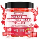 Creatine Monohydrate Gummies for Men & Women 120 CT - 5000mg Creatine Monohydrate per Serving - Ζάχαρη Δωρεάν Μασώμενο Creatine for Muscle Strength, Muscle Builder, Energy Boost (Raspberry Flavor)