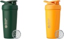 BlenderBottle 24 Ounce από ανοξείδωτο χάλυβα Shakeer Κύπελλο δέσμη με σύρμα Whisk - Δάσος και Mango