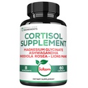 Satoomi 8in1 Cortisol Manager with Magnesium Glycinate, Ashwagandha, Rhodiola Rosea, Lions Mane & More - Cortisol Reducer Supplement Άνδρες & Γυναίκες - 60 Κάψουλες