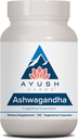 Ayush Herbs Ashwagandha Κάψουλες - Ashwagandha για άνδρες & γυναίκες, Ashwagandha συμπληρώματα, Pure Ashwagandha Root Powder για το στρες, 500mg ανά χάπι - 120 Χορτοφαγικές Αιχμές (1 κόμης)