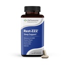 LifeSeasons Rest-ZZZ - Natural Sleep support Supplement - Fall Asleep & Stay Asleep - Ηρεμεί το νευρικό σύστημα - Ευκολία μυϊκή ένταση & ανησυχία - Χαμηλή δόση μελατονίνης GABA & χαμομήλι - 60 κάψουλες