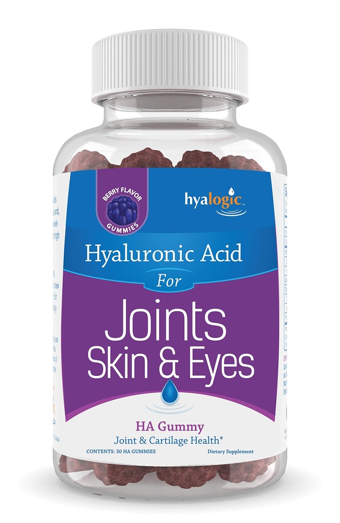 Υαλογικό Υαλουρονικό Οξύ Gummies Μικτό Berry Flavor HA Gummies – Gluten-Free Gummy Βιταμίνες για Ενήλικες - HA συμπλήρωμα για αρθρώσεις, δέρμα & μάτια (30 κόμης)