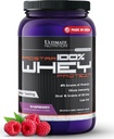 Ultimate Διατροφή Prostar Whey Protein Powder Isolate, Raspberry - χαμηλή υδατανθράκων, υψηλής πρωτεϊνικής σκόνης Shake για μυϊκή αύξηση & αποκατάσταση - χαμηλό νάτριο, χαμηλής περιεκτικότητας σε λιπαρά & Keto Φιλικό - 2 lbs Tub
