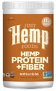 Just Hemp Foods Hemp Protein Powder Plus Fiber, Μη ΓΤΟ Επαληθευμένο με 11g Πρωτεΐνη & 11g Fiber per Serving, 16 oz - Συσκευασία May Vary