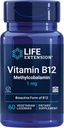 Life Extension Vitamin B12 Methylcobalamin, Nerve Health Supplement, Cognitive Support, Energy Vitamin, methylcobalamin B12, 1 mg, Quick-Dissolving, Vegetarian, 60 lozenges