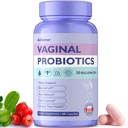 Κολπικά προβιοτικά για γυναίκες Γυναίκα,Promotes Ph Balance, Healthy Κολπική Οδο & Χλωρίδα, Ουρινική Φυλλαδική Υγεία με Πρεβιοτικά & Lactobacillus Προβιοτικό Blend 30 Δισεκατομμύρια CFU,60 Κάψουλες