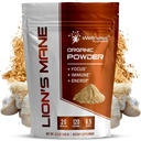 WELNESS LABSRX Lions Mane Powder, Mushroom Supplement - 2000mg - Lions Mane Supplement - Lion's Mane Mushroom Powder Brain Συμπληρώματα μνήμης και εστίασης, ανοσοποιητική υποστήριξη και υγεία - 120 Services