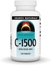 Source Naturals C-1500, με Rose HIPS 1500 mg για την υποστήριξη ανοσοποιητικού συστήματος - 100 δισκία