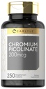 Carlyle Chromium Picolinate 200mcg 