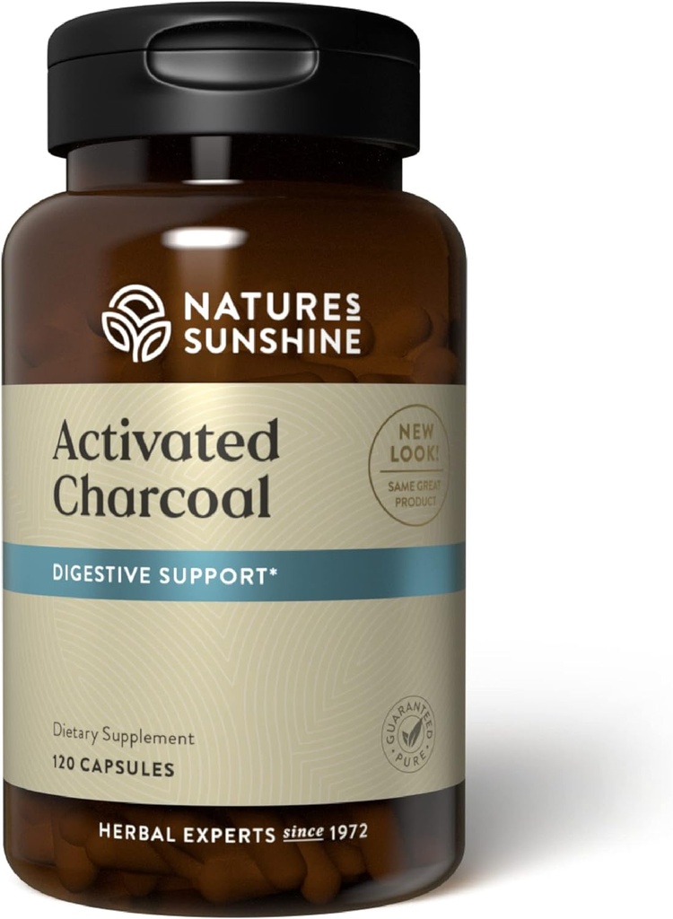 Nature's Sunshine Ενεργοποιημένο Κάρβουνο 120 Κάψουλες