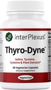 InterPlexus Thyro-Dyne - Ιώδιο, Τυροσίνη & Εκχυλίσματα φυτών για Θυρεοειδή Υποστήριξη - Χωρίς γλουτένη, Γαλακτοκομικά, Χωρίς σόγια - 60 κάψουλες (30 σερβιρίσματα)