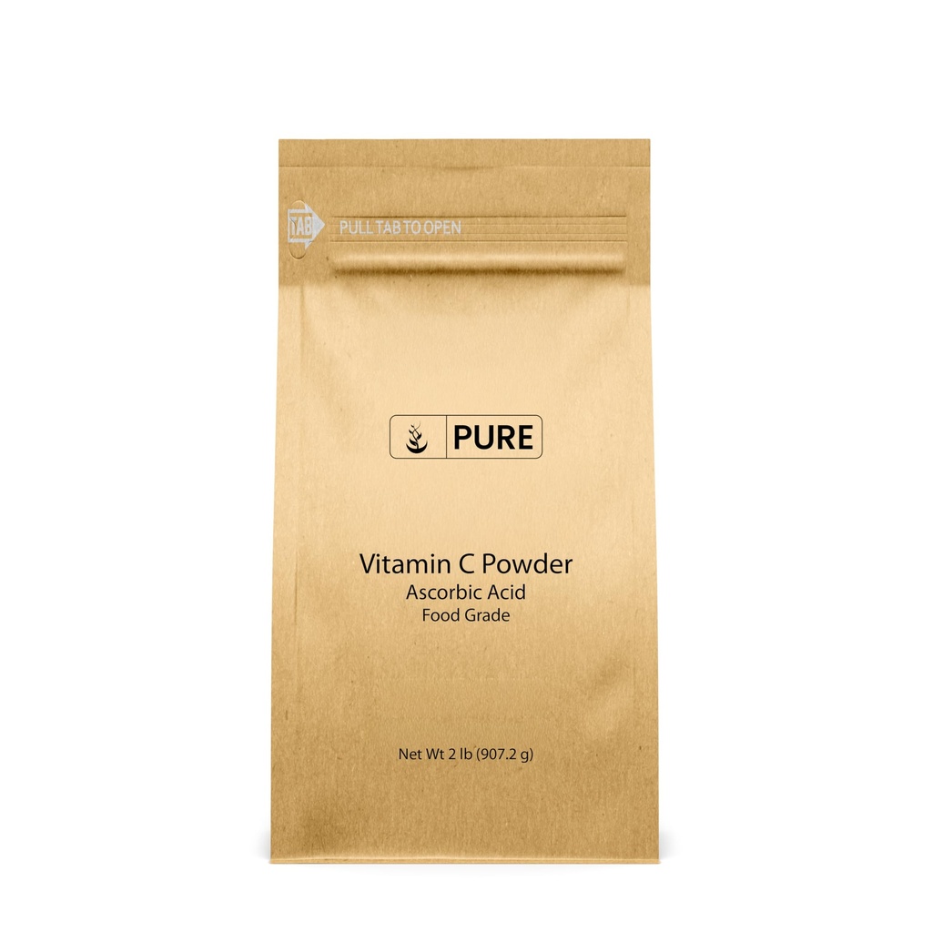 PURE ORIGINAL INGREDIENTS, Vitamin C Powder, 2 Lb | For supplement use and homemade skincare products