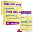 Curist Esomeprazole 20mg Κάψουλες Καθυστέρηση- Απαλλαγή 84 Count - Acid Reflux Medicine for Heartburn Relief - Δύο συσκευασίες των 42 Κάψουλων Κόμης (84 Σύνολο) - Acid Reflux Relief
