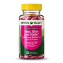 Spring Valley Extra Strength Hair, Skin & Nails Dietry Supplement 120ct 5000 mcg