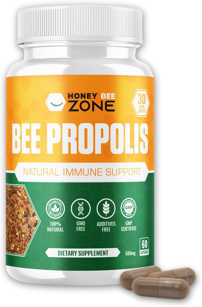 Bee Propolis Κάψουλες – 100% Φυσική ενέργεια και ανοσοποιητικό συμπλήρωμα υποστήριξης 