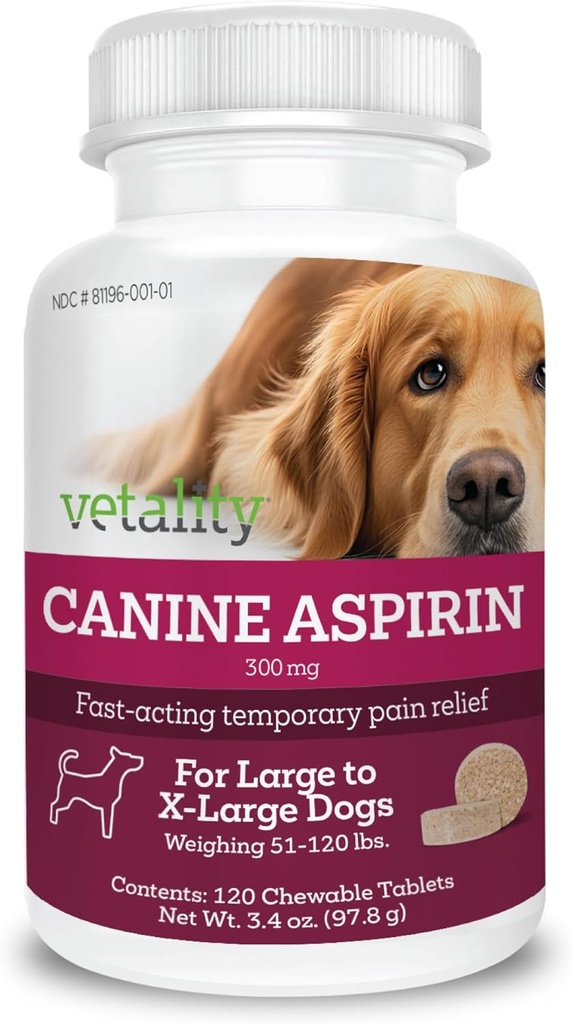 Vetality Canine Aspirin for Dogs 