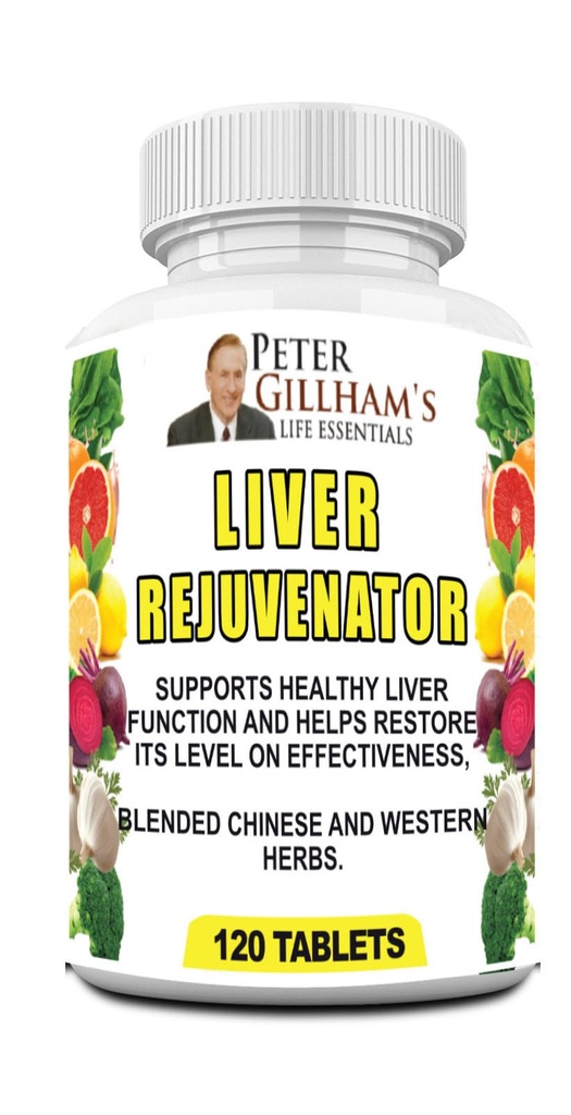 Rejuvenator ήπατος 120 δισκία, 40 εξυπηρετούν όλα τα φυσικά μη GMO βοτανικό μείγμα 780 mg Liver Cleanse, Liver Support Made in The USA Peter Gillham’s Life Essentials